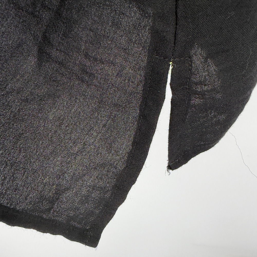 Ali Miles Womens 2X Cowl Neck Roll Tab Tunic Top lagenlook art to wear - Picture 9 of 13